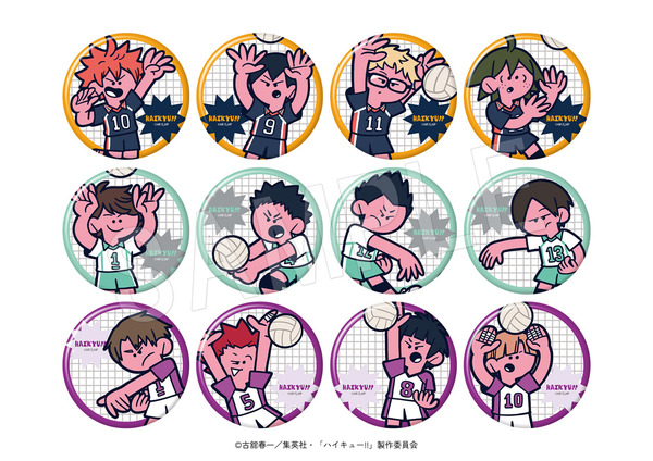 ハイキュー!!」のキャラクターをカートゥーン調にデザイン♪「ジャン