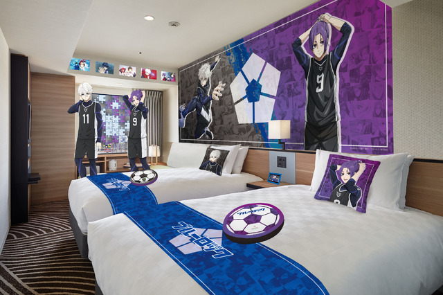 ブルーロック」潔＆蜂楽、凪＆玲王、凜＆冴のコンセプトルーム登場