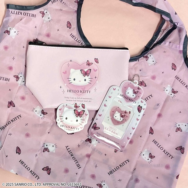 懐かしい！持ってた！「ハローキティ」2000年代のデザイン“千鳥格子柄