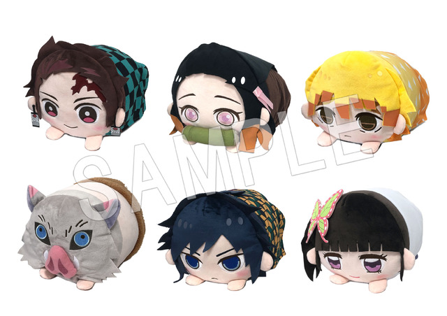 鬼滅の刃」炭治郎たちがビッグサイズのもちころクッションに♪ 全6種