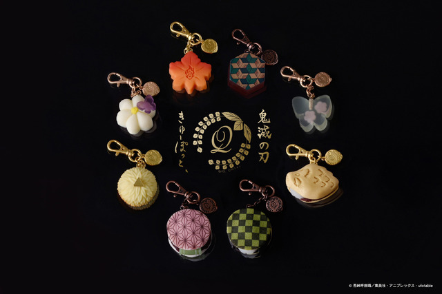 鬼滅の刃×Q-pot.」炭治郎、禰豆子、煉獄らを和菓子で表現♪ ufotable