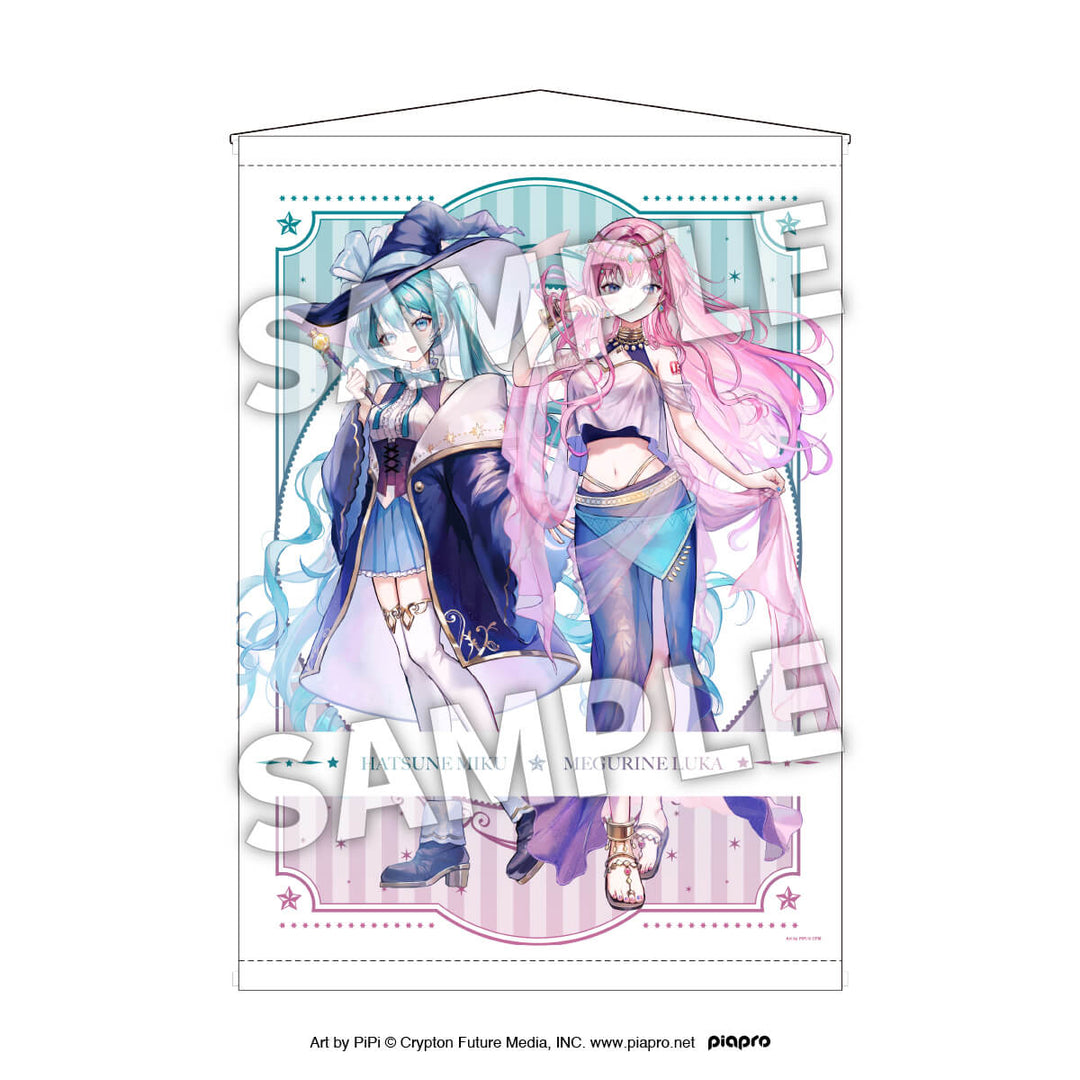 初音ミク】タペストリー(等身／初音ミク＆巡音ルカ） – animeshi