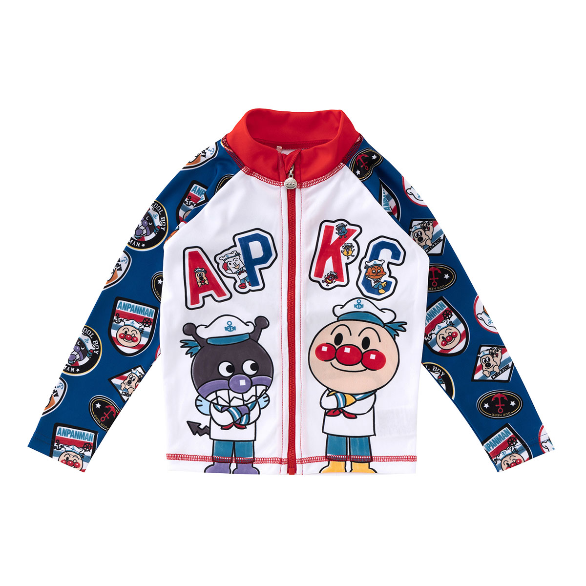 アンパンマン ばいきんまんマリン柄ラッシュガード｜アイテム