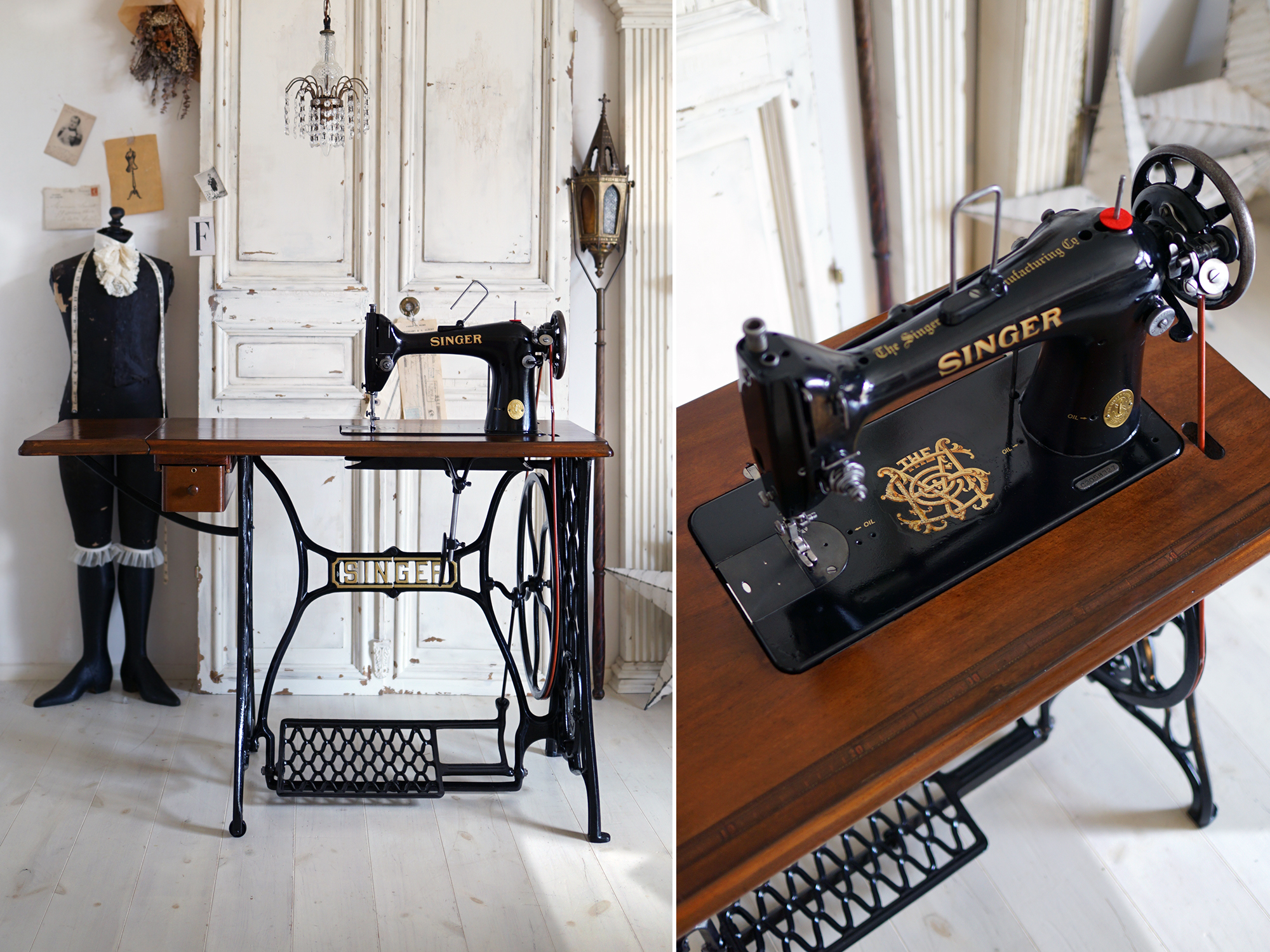 これで本当に削除❣️ヴィンテージ シンガーミシン これで本当に削除