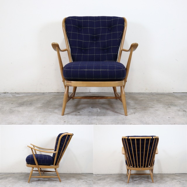 イギリス アーコール社 ercol イージーチェア お23-1