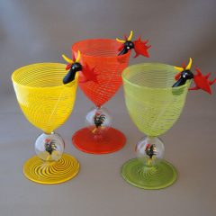 ビミニ「動物フィギュア入りグラス」《アンティックかとう》