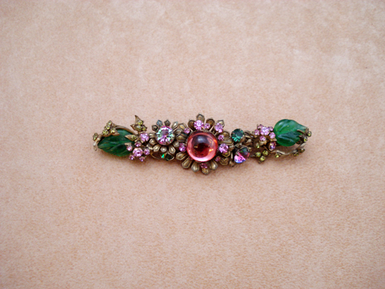 ミリアム・ハスケル「フラワー バーブローチ」《アンティックかとう》