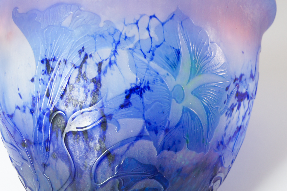 エミール・ガレ「朝顔文鉢」《アンティックかとう》