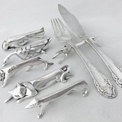 クリストフル・ガリア「Christofle社 ナイフレスト 6点セット B