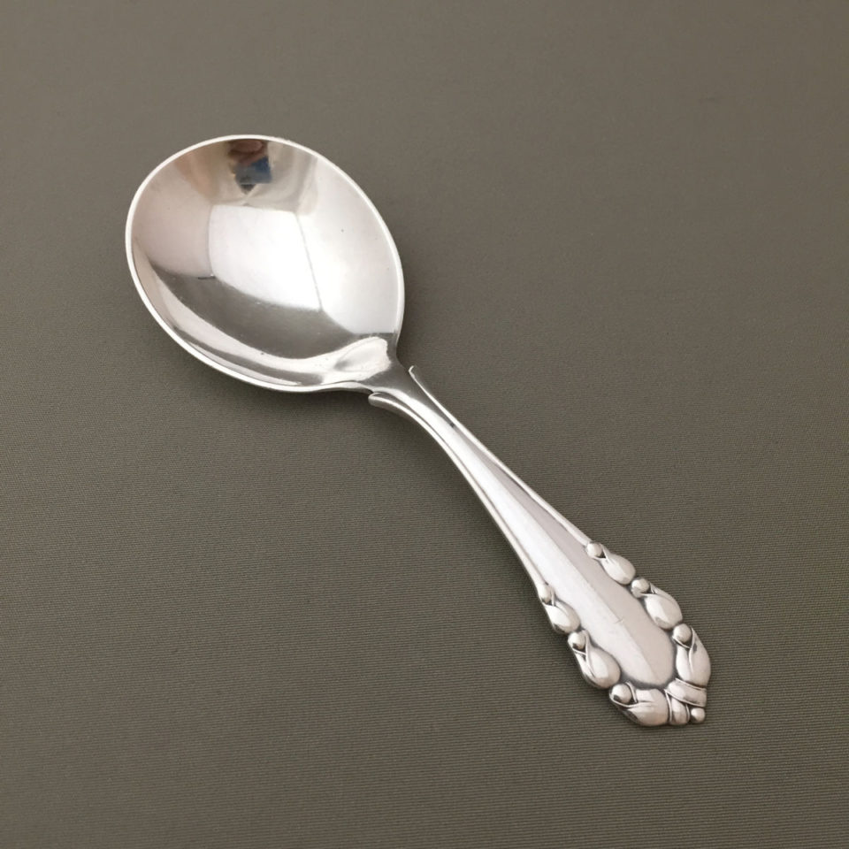 ジョージ・ジェンセン「“Rose” シュガースプーン 長さ11cm