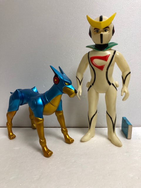 開封品☆フレンダー☆新造人間 キャシャーン☆ソフビ人形 長さ 23