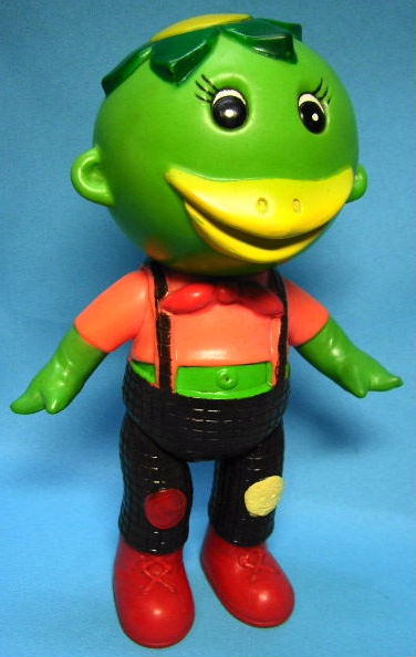 ツクダ カータン ピンポンパン ソフビ人形 大 22．0cm 当時物