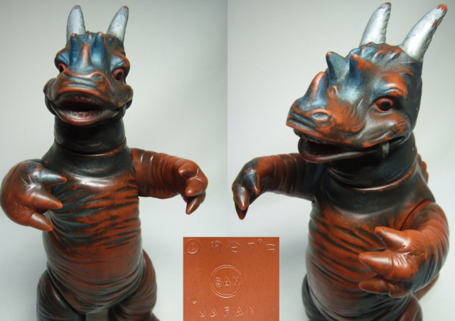 マルサン パゴス ウルトラQ 怪獣 ソフビ人形 スタンダード ブルー