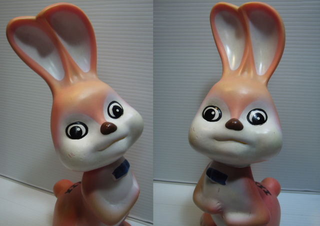 希少☆店頭用 エスエス製薬 アンプルピョンちゃん ソフビ人形 大型