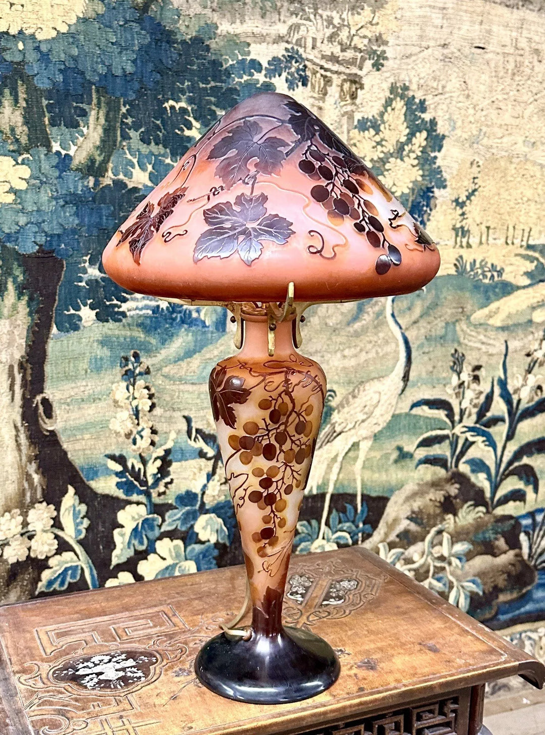 アールヌーボー（アール・ヌーヴォー）ランプ – アンティークテーブル