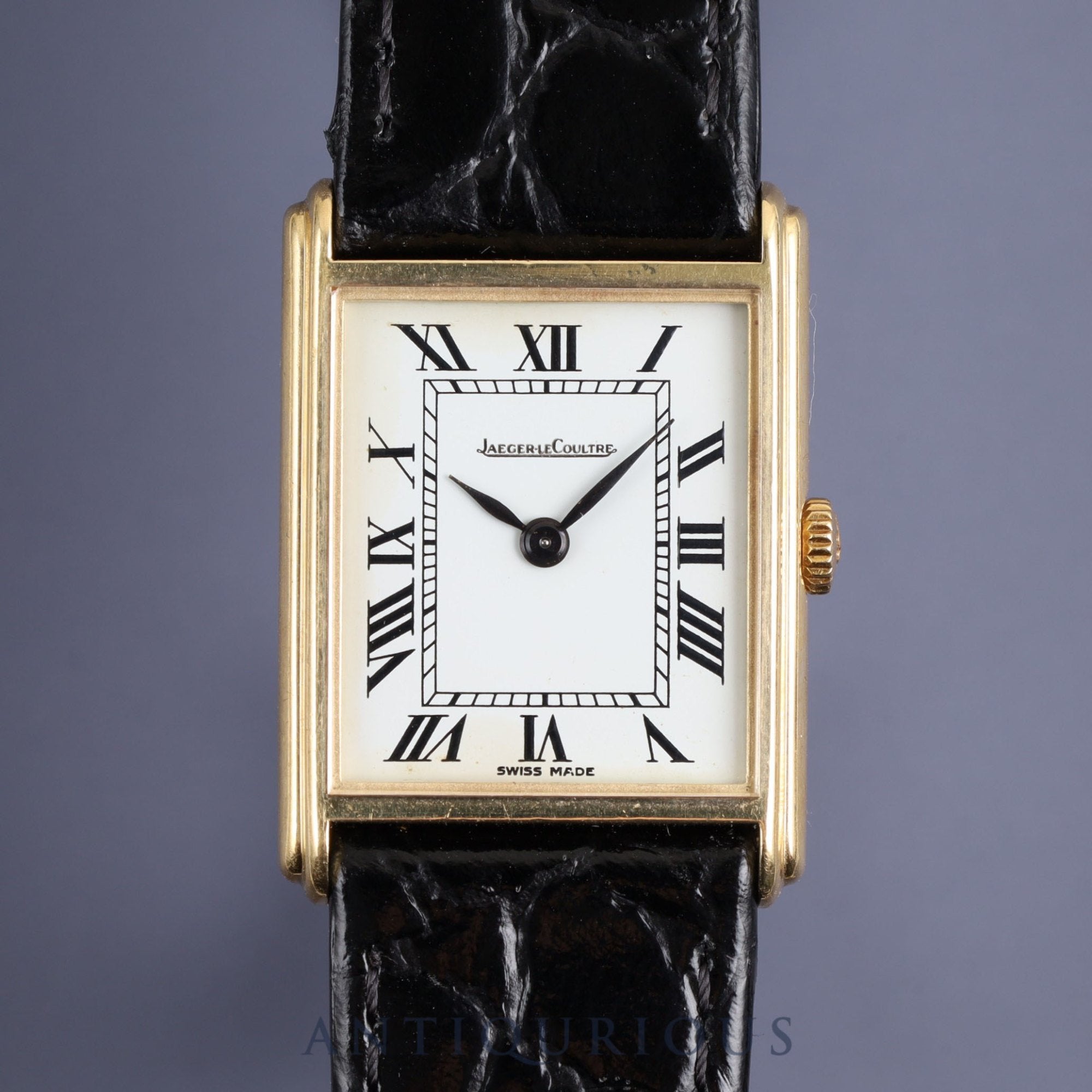 ジャガー・ルクルト タンク 615421 手巻き Cal.846 750YG ホワイト