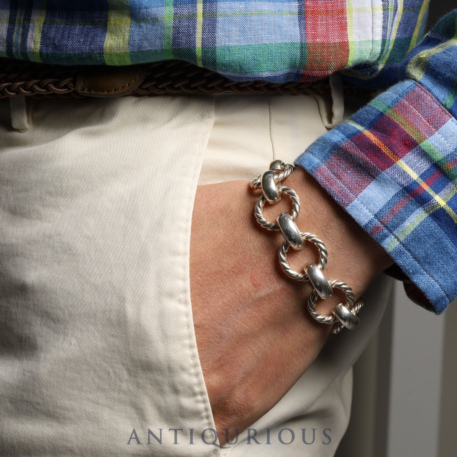 ティファニー ブレスレット ツイスト サークル ヴィンテージ SV925