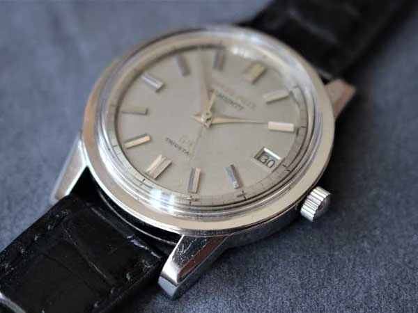 JA-2199| オリエント グランプリ オールマイティ 64 グレイ文字盤 F19750