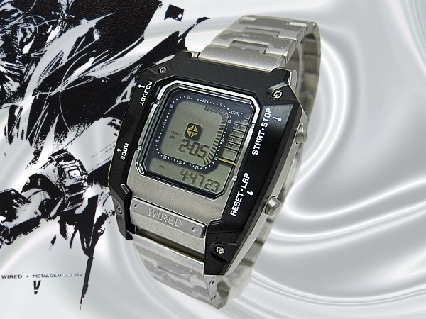 JA-3332| セイコー ワイアード メタルギアソリッド デジボーグ AGAM601