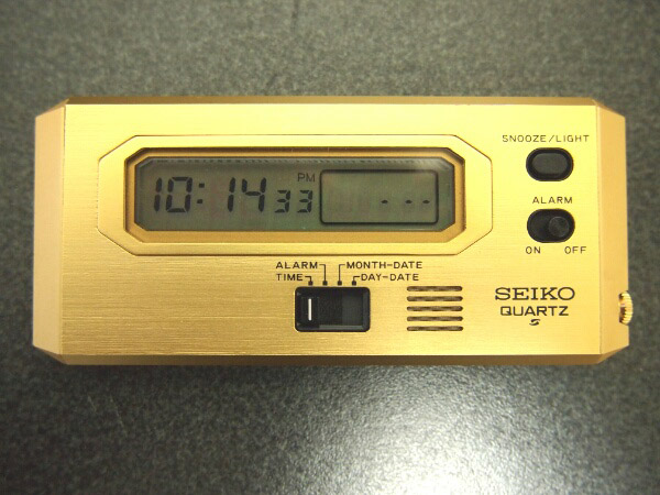 J-8792| セイコー SEIKO デジタル ポケットアラーム 取り扱い説明書