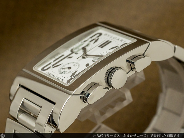 値下げ BVLGARI レッタンゴロ シルバー 時計付属品 箱付き