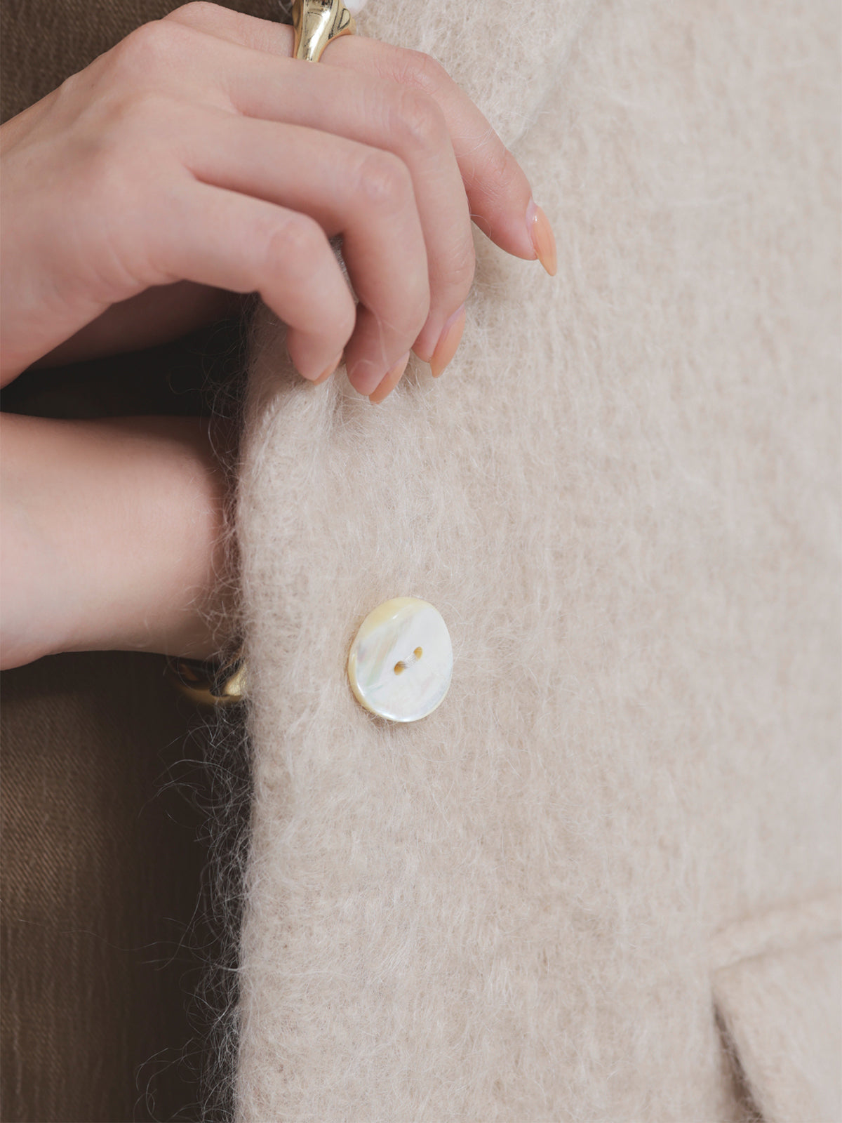 モヘアシャギーテーラードジャケット