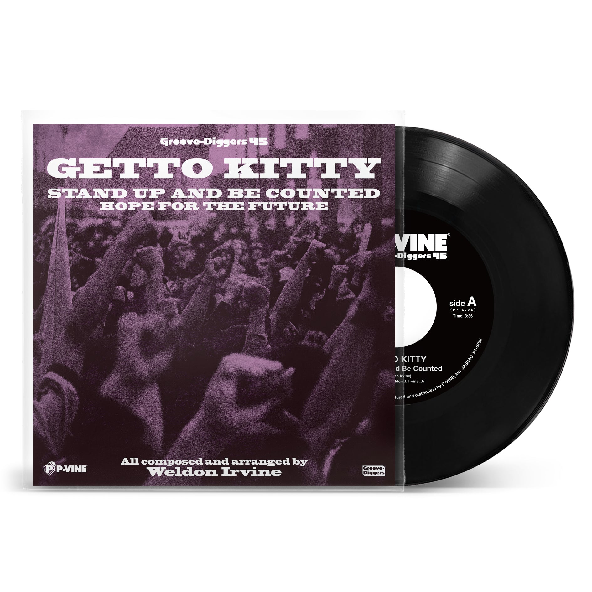 GETTO KITTY『Stand Up And Be Counted / Hope For The Future』7inch