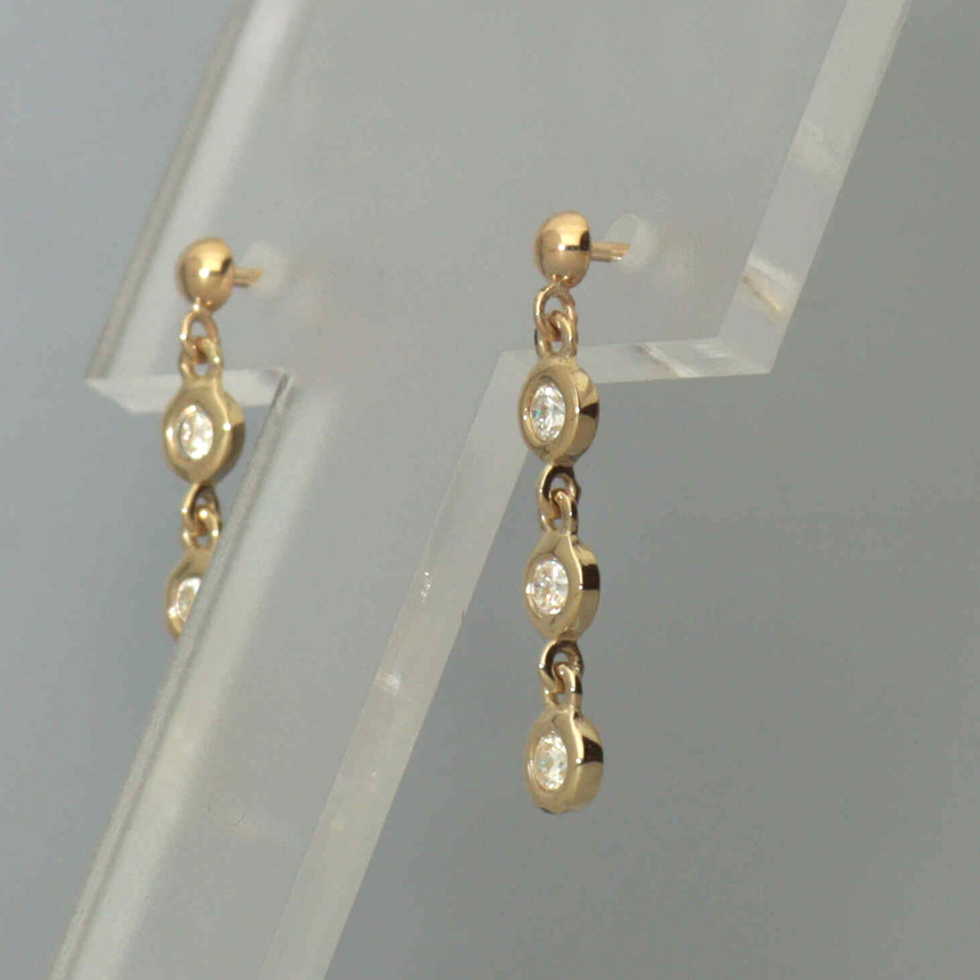 K18 ダイヤモンド 3pc ピアス – anybelle