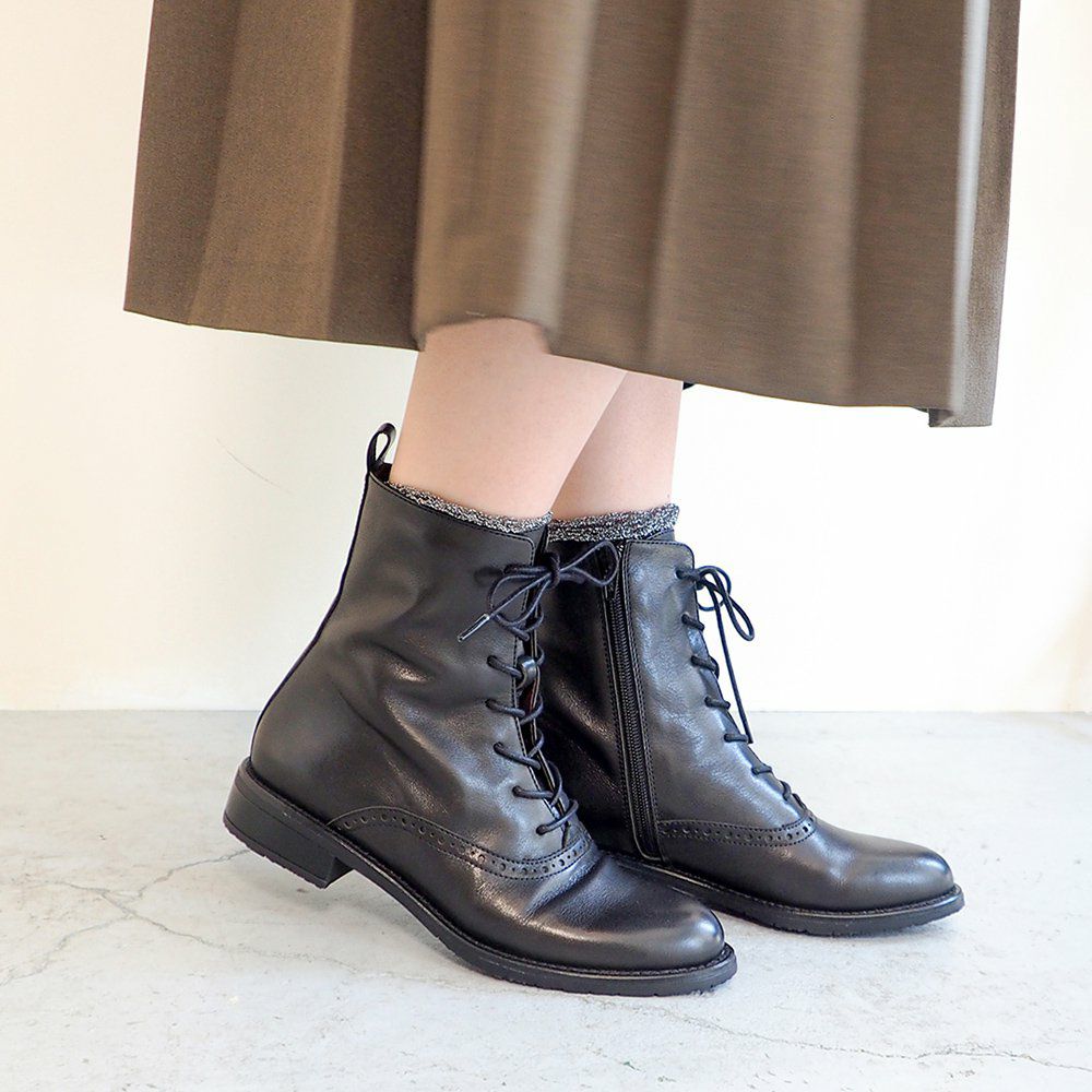 防滑｜レースアップブーツ（AS_2410097） | あしながおじさん