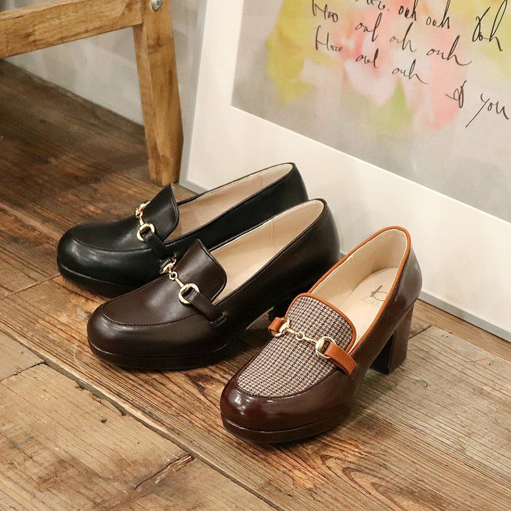 SALE】厚底ビットローファーパンプス（BY_8700183