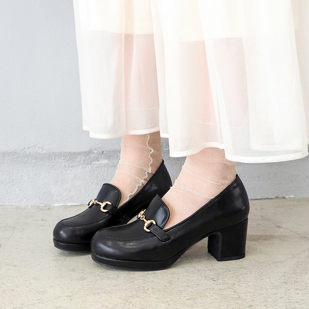 SALE】厚底ビットローファーパンプス（BY_8700183