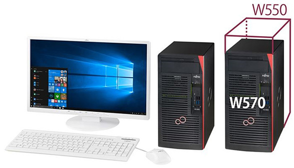 ASCII.jp：富士通、さらにコンパクト化した「CELSIUS W570」などワーク