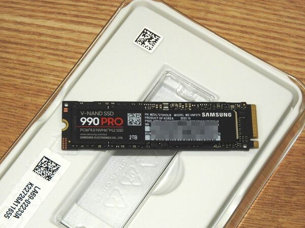 ASCII.jp：7450MB/secの高速SSD「990 PRO」がSamsungからデビュー