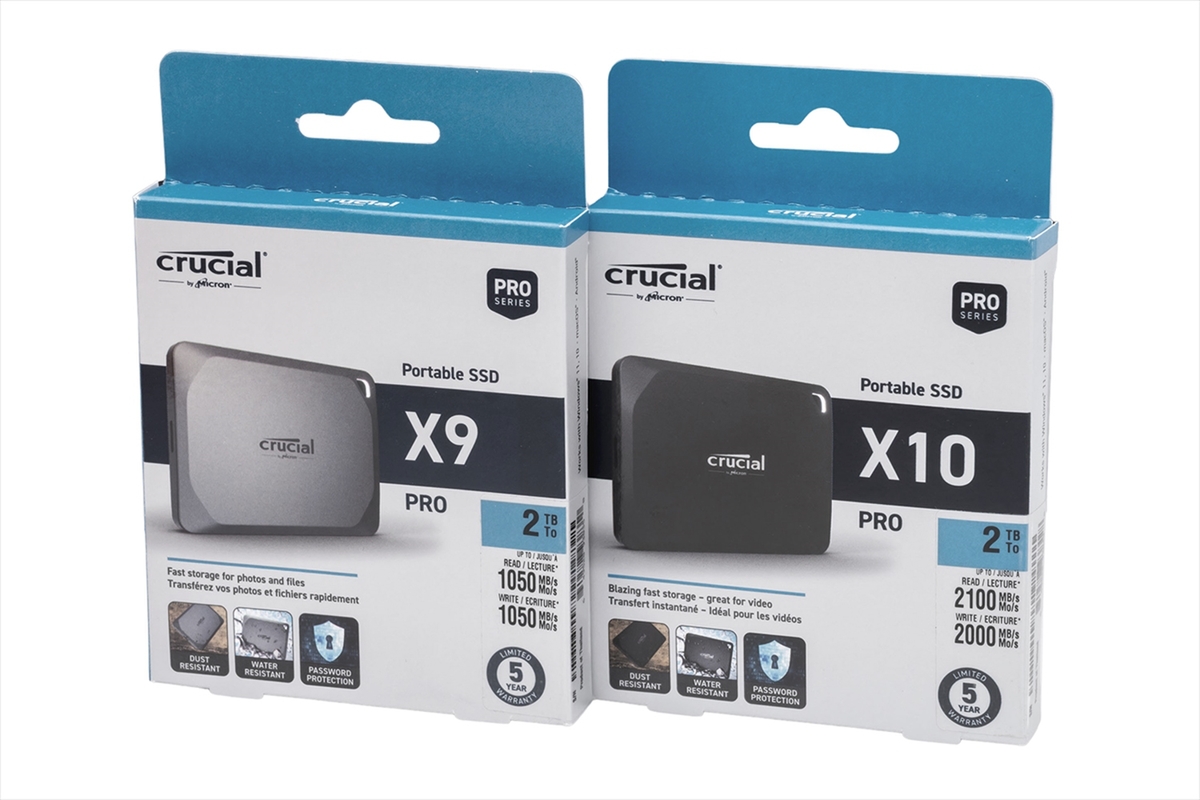 胸ポケットにスッポリ！ 小型＆高耐久のCrucial製ポータブルSSDの実力