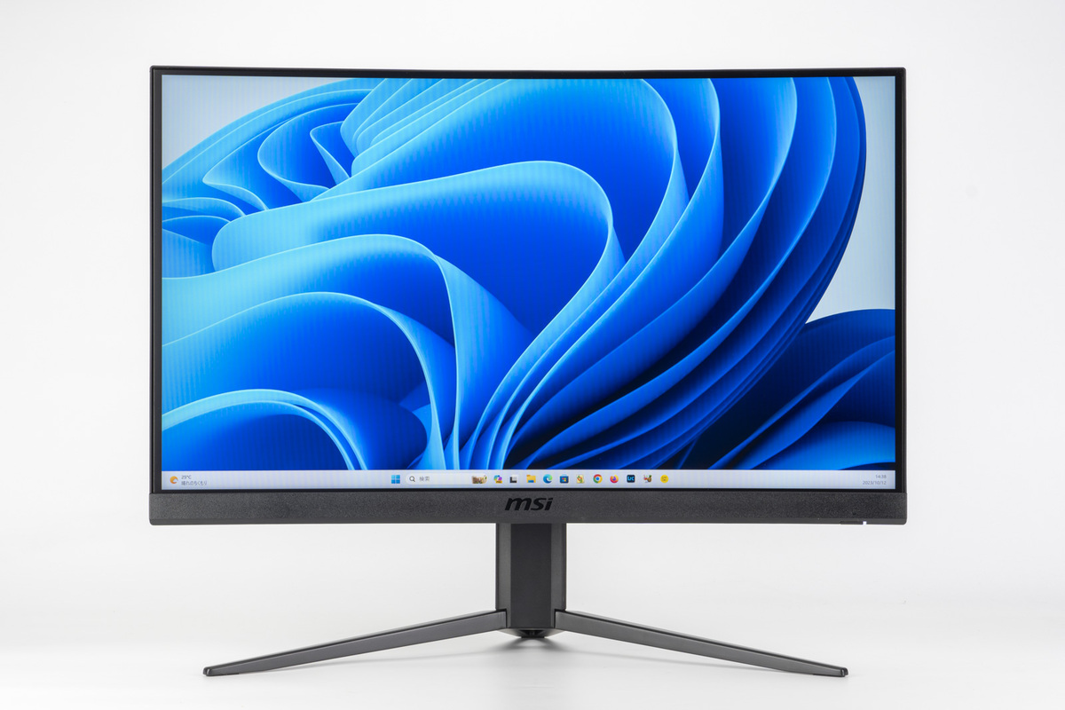 2万2800円で手に入る23.6インチ湾曲ゲーミングディスプレー、MSI