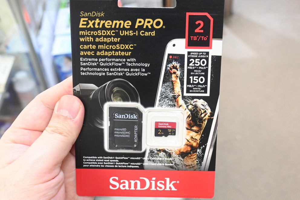 ASCII.jp：超高速な2TBのmicroSDは約4万円！ SanDisk「Extreme PRO」の