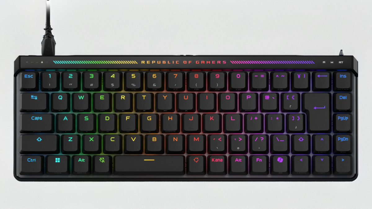 ASCII.jp：ASUS「ROG Falchion Ace HFX」発表 磁気スイッチ×8000Hzの