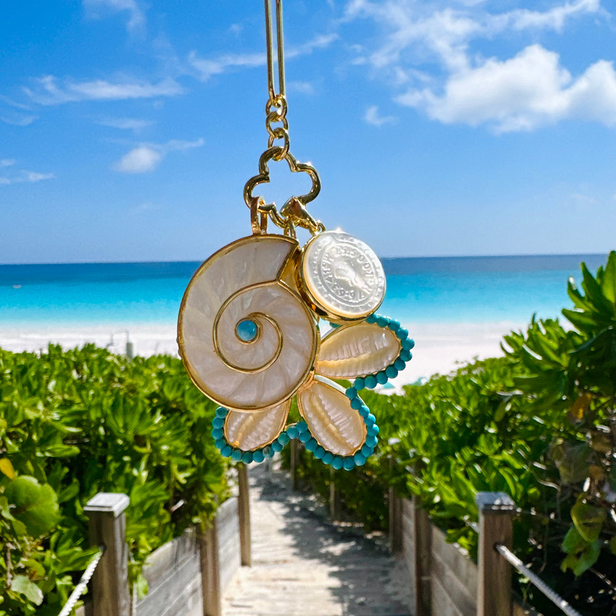 ASHA by Ashley McCormick Puka Shell Pendant - TQ – Asha By ADM