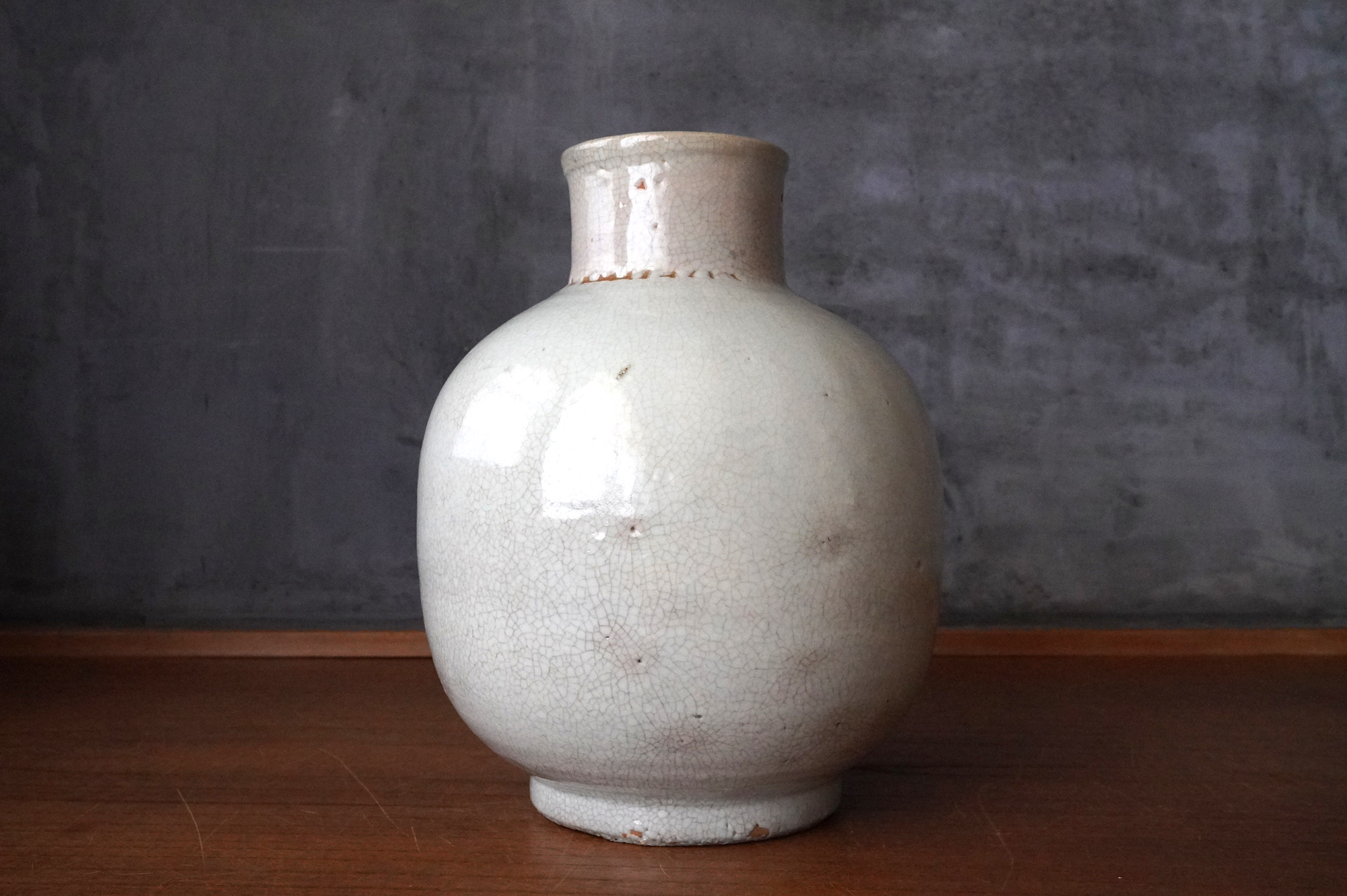 李朝 白磁小壺 丸壺 (塩笥盃) 李朝白磁壺（塩笥） : 青蓮亭日記