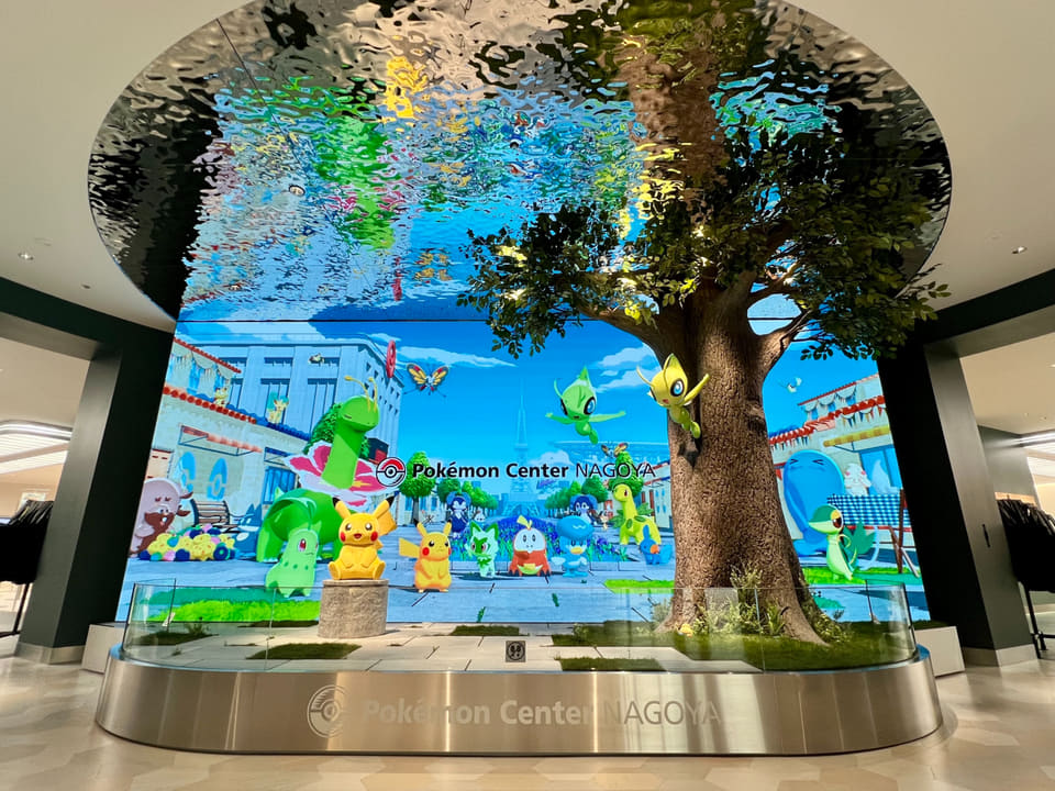 東海唯一の「ポケモンセンターナゴヤ」初公開に行ってきた。金の