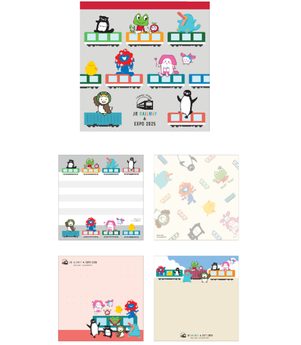 JR 7社キャラクター×ミャクミャク、万博限定ピンバッジセットなど10