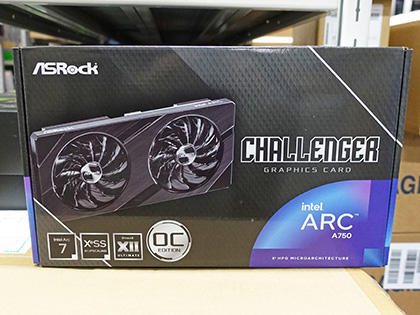 Intel Arc A750」ビデオカードが発売、価格は54,980円 - AKIBA PC Hotline!