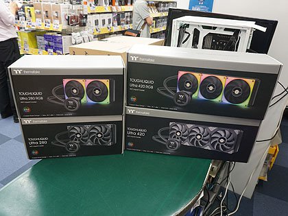 Thermaltakeの簡易水冷クーラー「TOUGHLIQUID Ultra」が計4製品、2.1