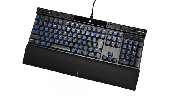 ラピッドトリガーに0.1mm単位の感度調整、ゲーミングキーボード「K70