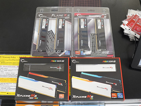 Trident Z5 CK RGB」のDDR5-8200モデルなど、G.SKILLのDDR5メモリが