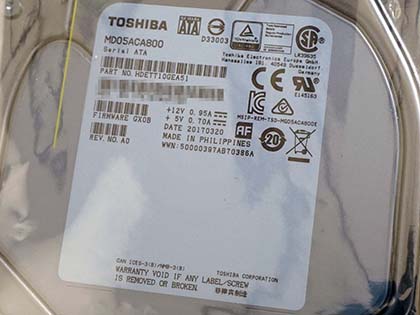 東芝製の8TB HDD「MD05ACA800」が登場、実売29,800円 - AKIBA PC Hotline!