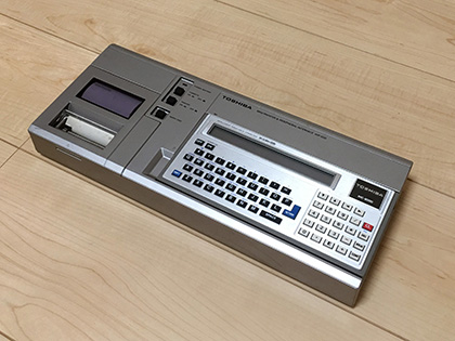 東芝のハンドヘルドコンピュータ「PASOPIA mini」 - AKIBA PC Hotline!