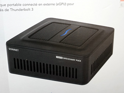 小型PCサイズのGPUボックス「eGFX Breakaway Puck」が入荷、持ち運びも