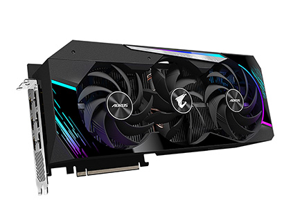 分厚い70mmサイズの「AORUS GeForce RTX 3080 MASTER 10G」がGIGABYTE