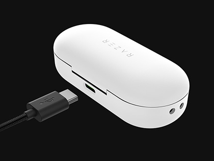 Razerのワイヤレスイヤホン「Hammerhead True Wireless」に白色モデル